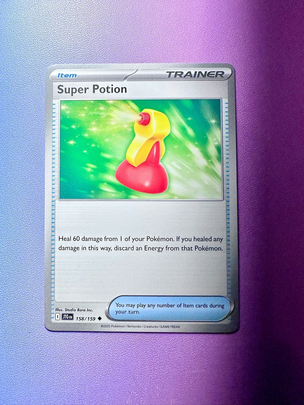 super potion - 158/159 (uncommon) — pokemon: journey together